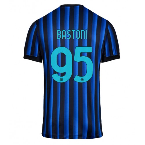 Stroje piłkarskie Inter Milan Alessandro Bastoni #95 Koszulka Podstawowej 2025-26 Krótki Rękaw